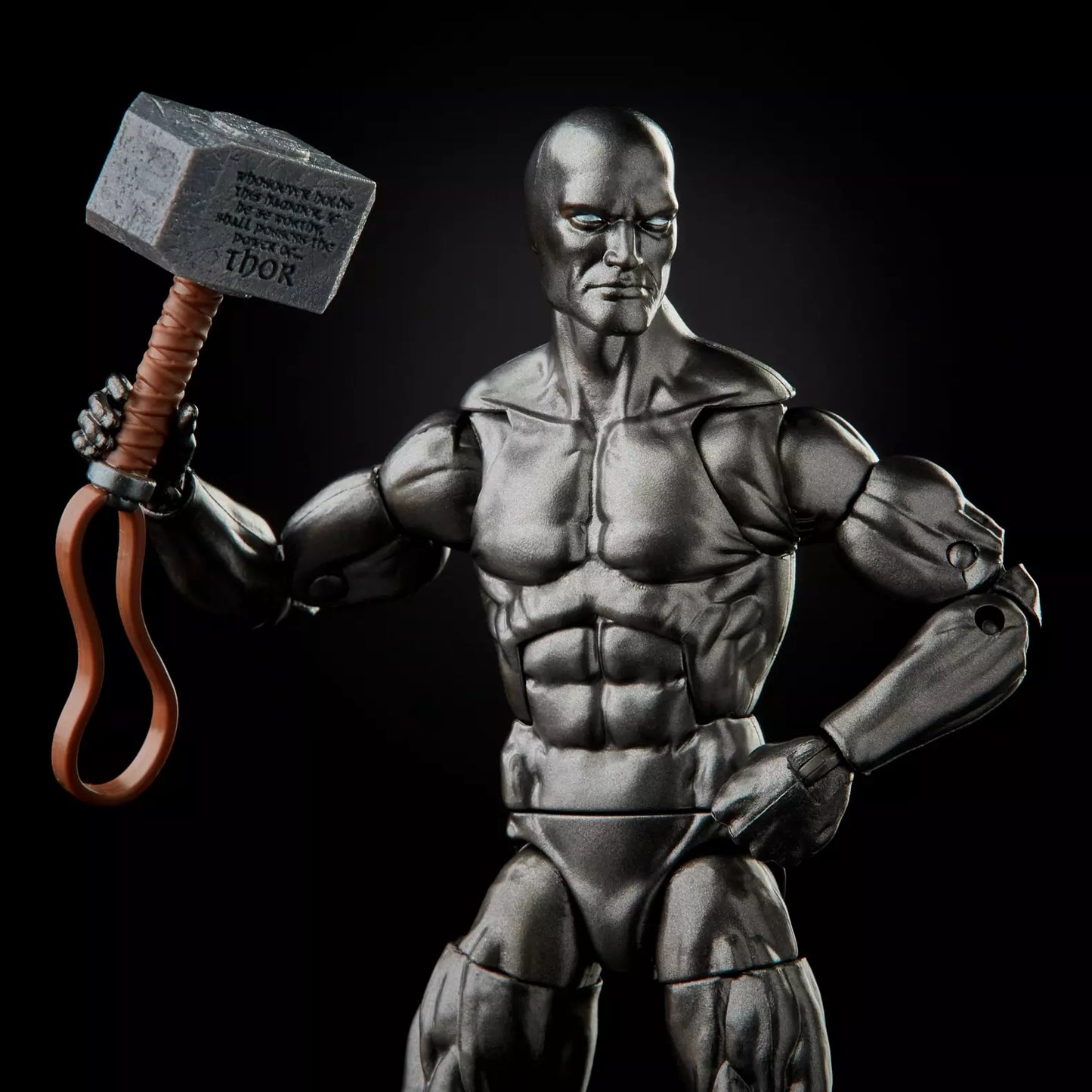 Marvel Legends Series Silver Surfer with Mjolnir (Obsidian Surfer)