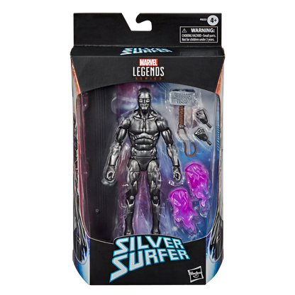 Marvel Legends Series Silver Surfer with Mjolnir (Obsidian Surfer)