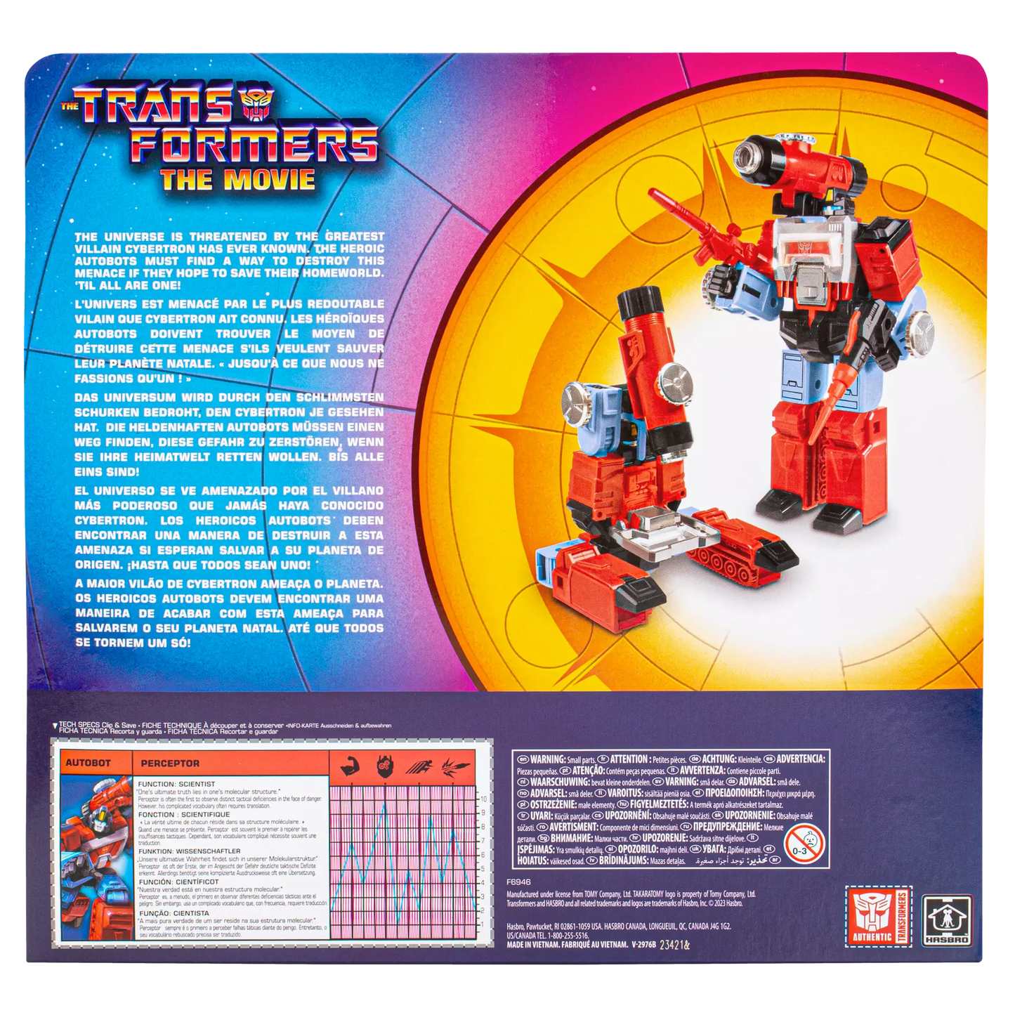 Transformers Retro G1 Perceptor (Transformers: The Movie)