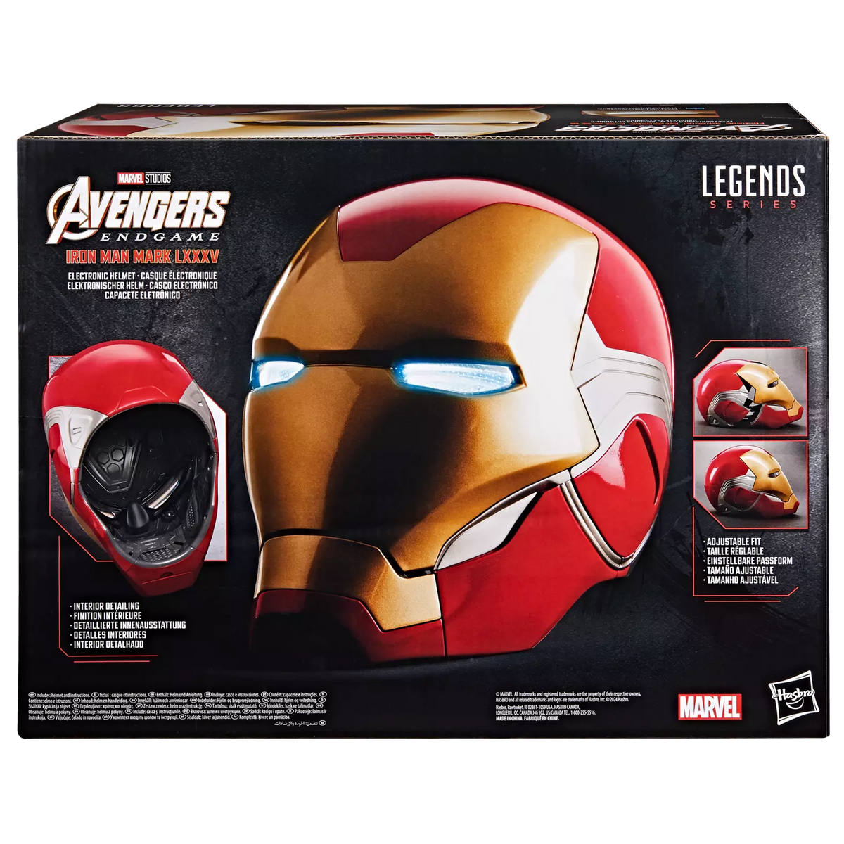Marvel Legends Series Iron Man MK85 Premium Electronic Helmet