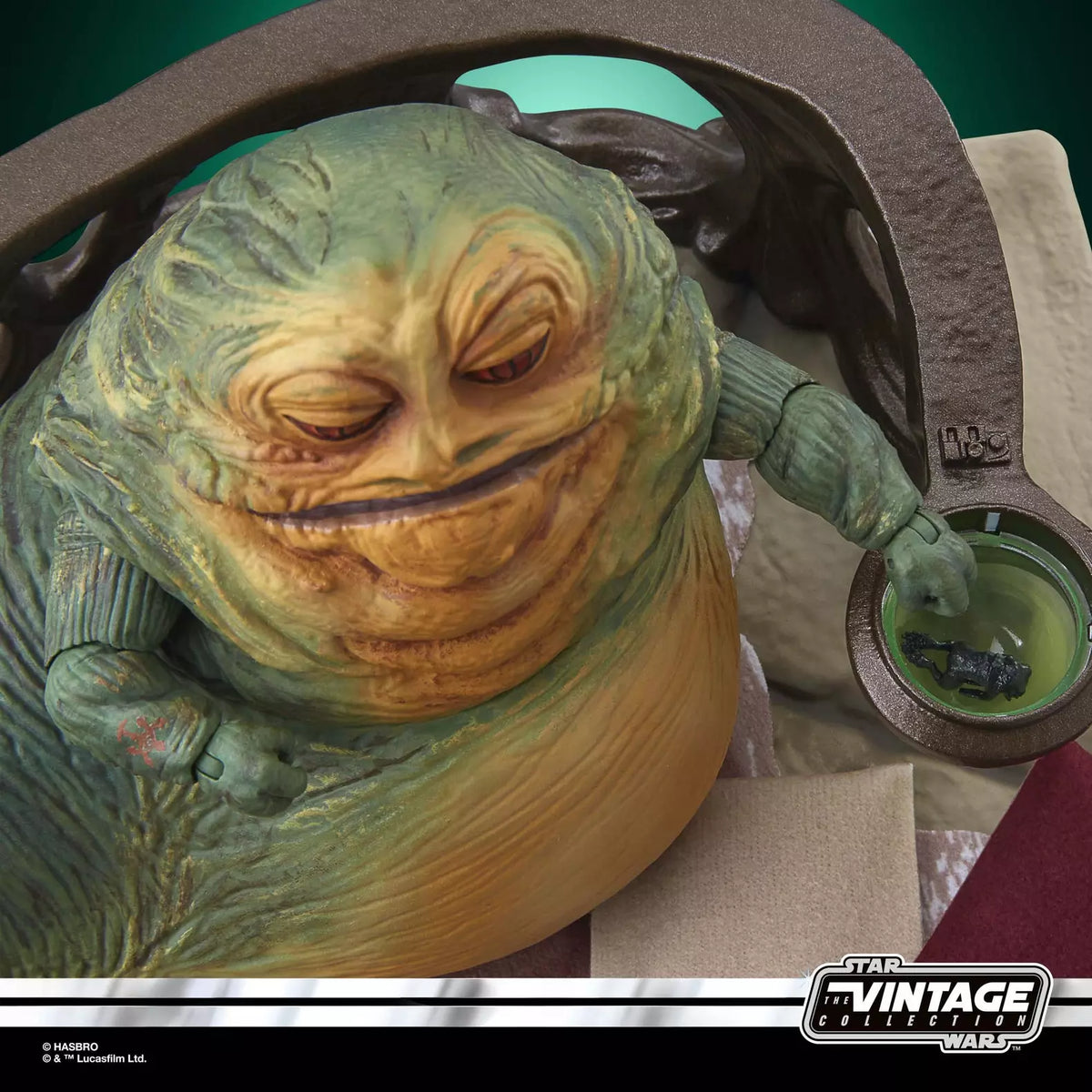 Sw Hutt Star Wars The Vintage Collection Jabba the Hutt Action Playset – Figure ...