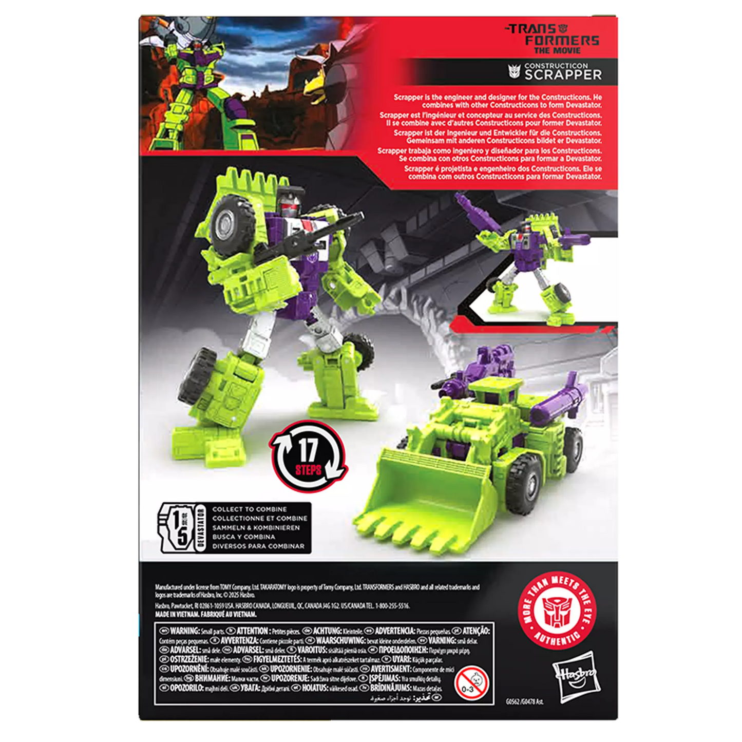 Transformers Studio Series Voyager Class Constructicon Scrapper