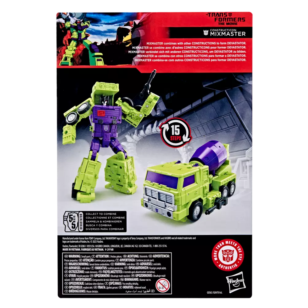 Transformers Studio Series Voyager Class Constructicon Mixmaster