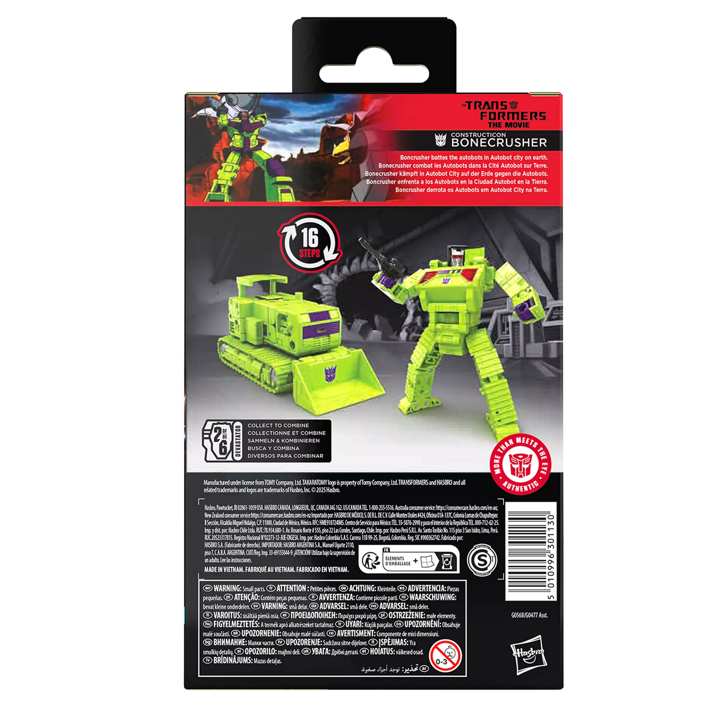 Transformers Studio Series Deluxe Class Constructicon Bonecrusher