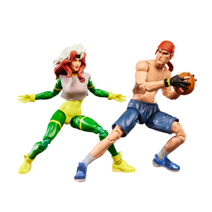 Marvel Legends Series Gambit and Marvel's Rogue [X-Men '97]