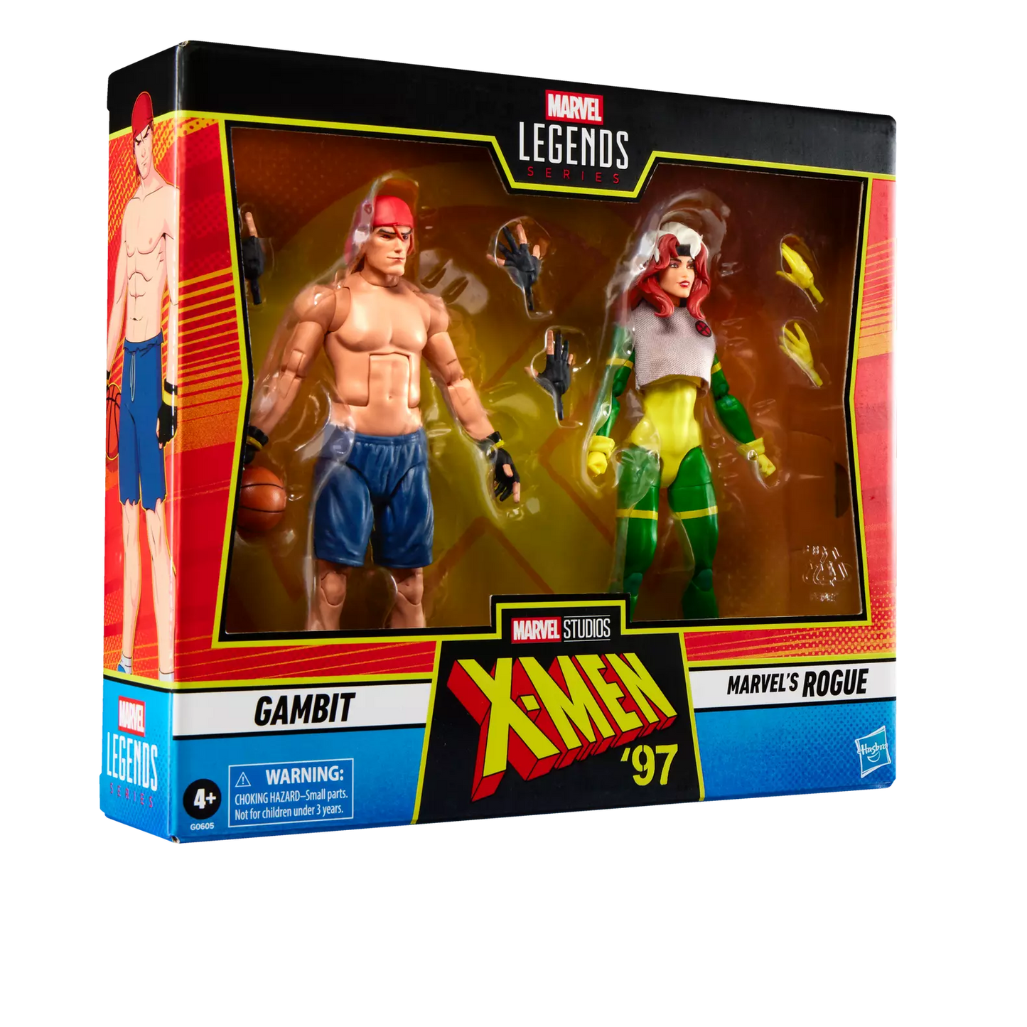 Marvel Legends Series Gambit and Marvel's Rogue [X-Men '97]
