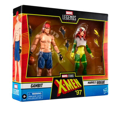 Marvel Legends Series Gambit and Marvel's Rogue [X-Men '97]