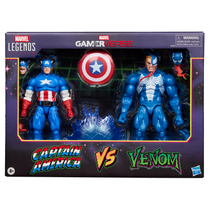 Marvel Legends Series Gamerverse Captain America vs Venom