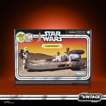 Star Wars The Vintage Collection Landspeeder & Luke Skywalker