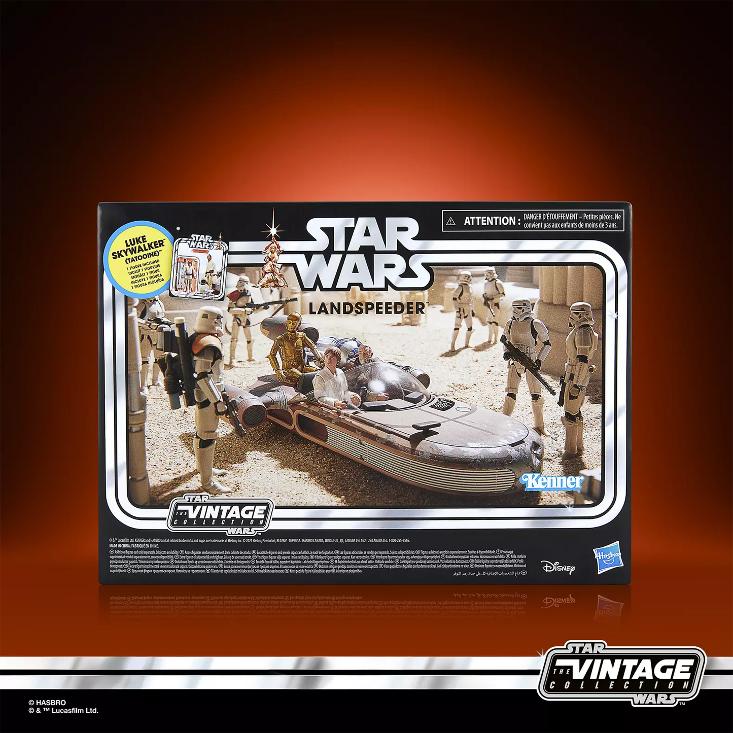 Star Wars The Vintage Collection Landspeeder & Luke Skywalker