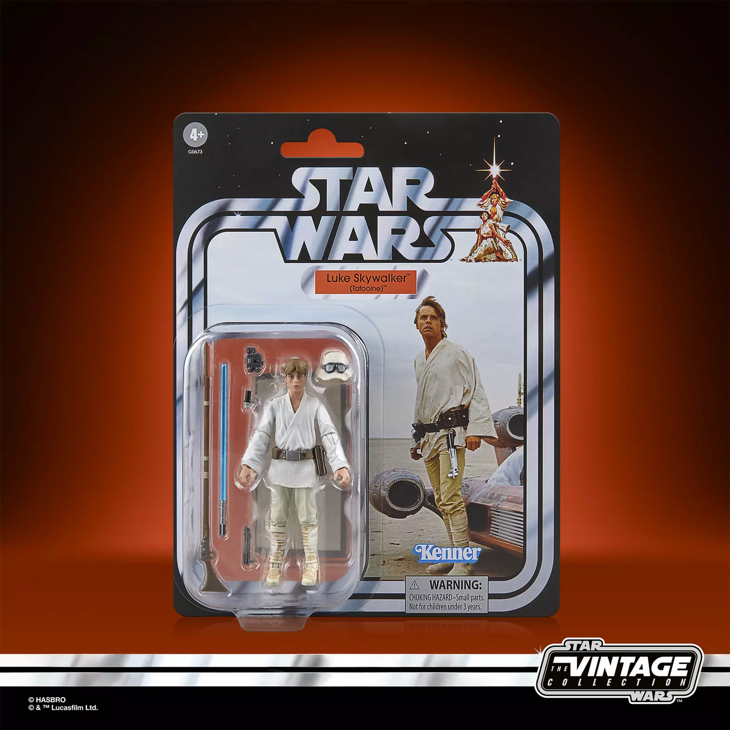 Star Wars The Vintage Collection Landspeeder & Luke Skywalker
