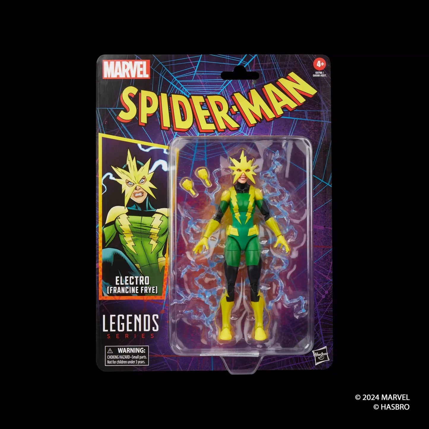 Marvel Legends Series Electro (Francine Frye) [Spider-Man Retro Cardback]