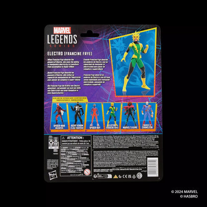 Marvel Legends Series Electro (Francine Frye) [Spider-Man Retro Cardback]