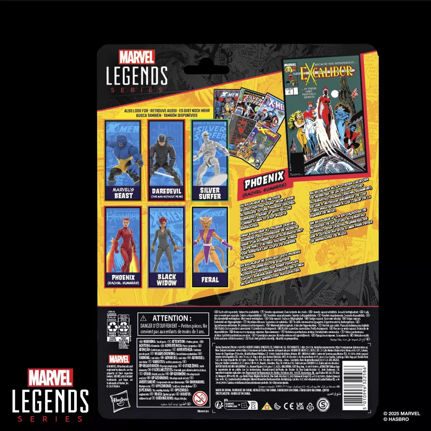 Marvel Legends Series Phoenix (Rachel Summers) [Retro Cardback]