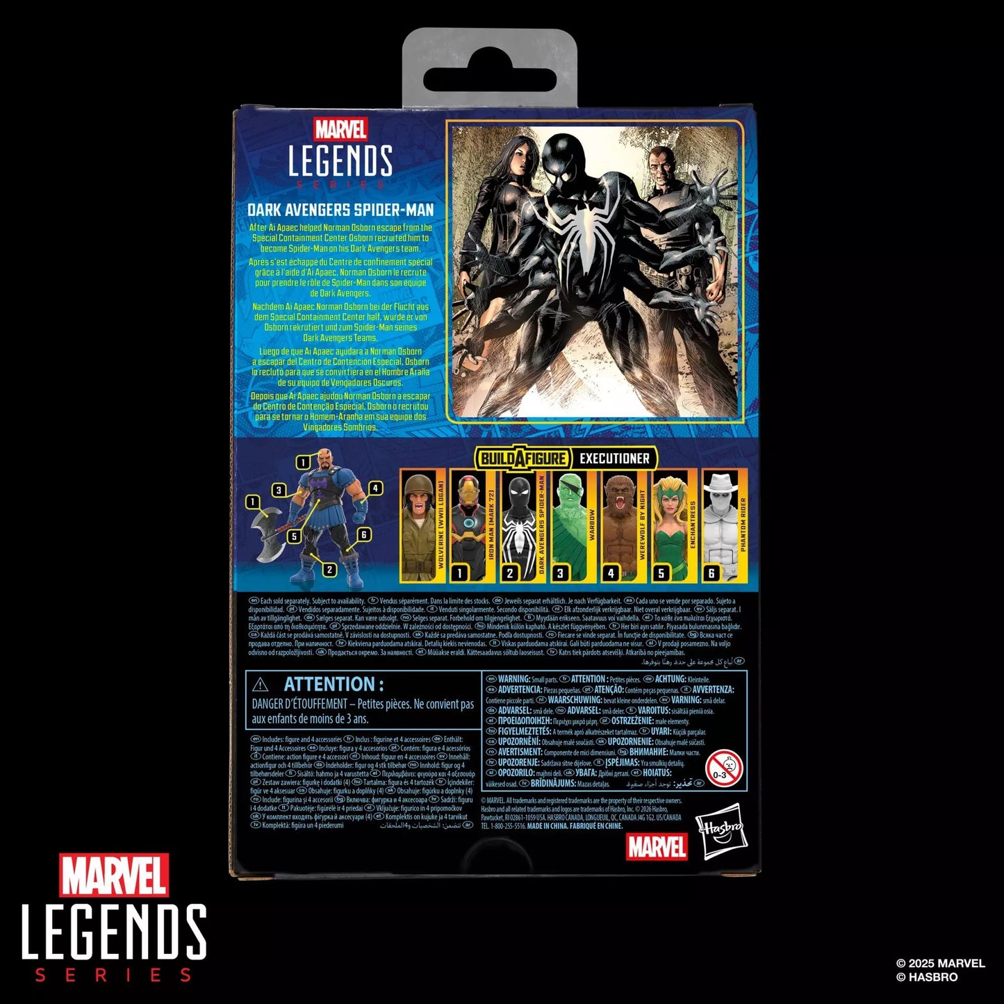 Marvel Legends Series Dark Avengers Spider-Man