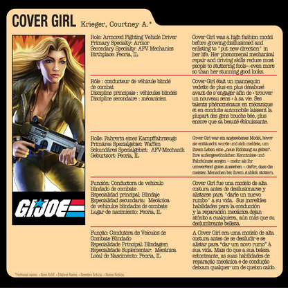 G.I. Joe Classified Series Courtney “Cover Girl” Krieger [Retro Cardback]