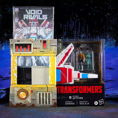 Transformers Void Rivals Autobot Jetfire, Zertonian Solila, and Agorrian Darak (Convention Exclusive)