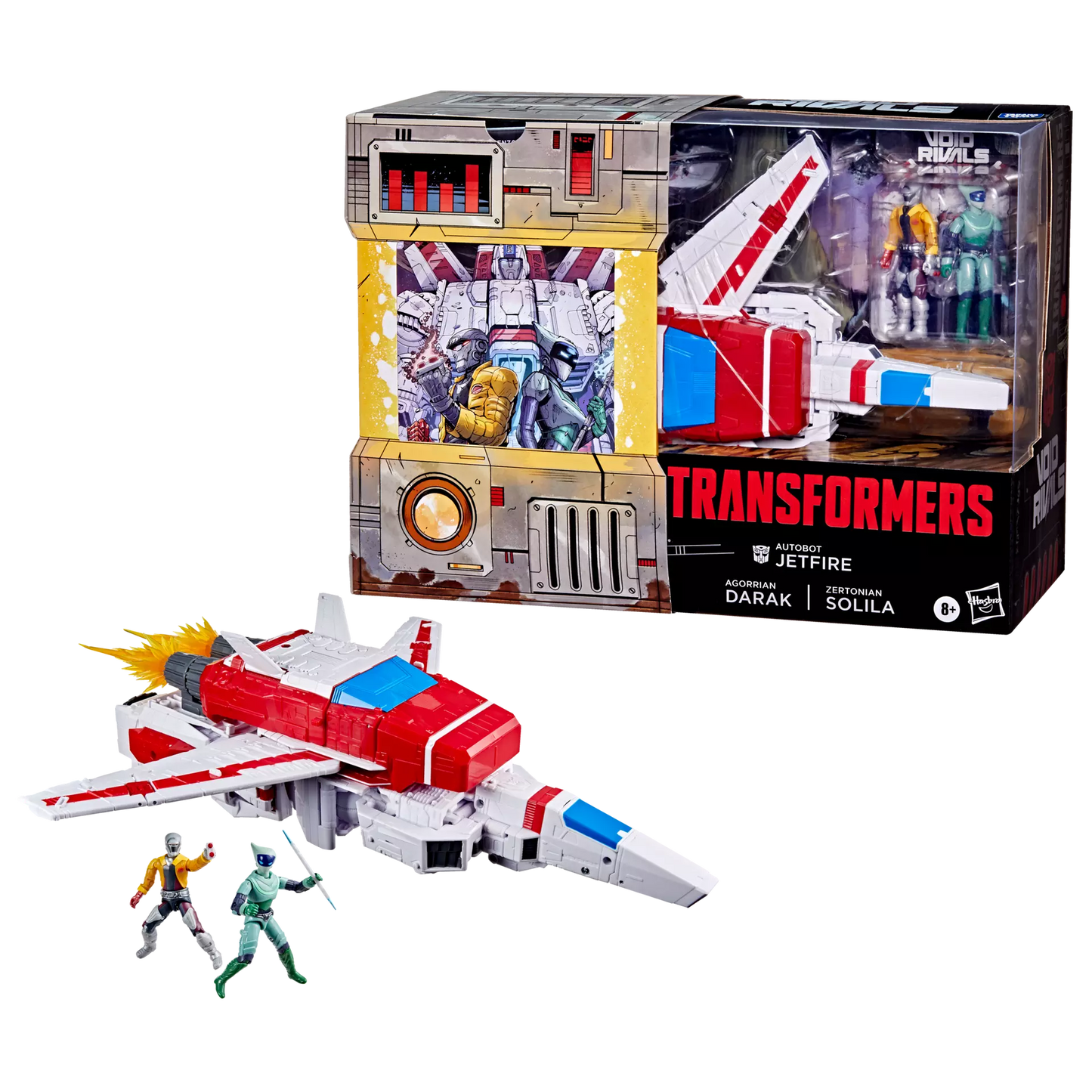 Transformers Void Rivals Autobot Jetfire, Zertonian Solila, and Agorrian Darak (Convention Exclusive)