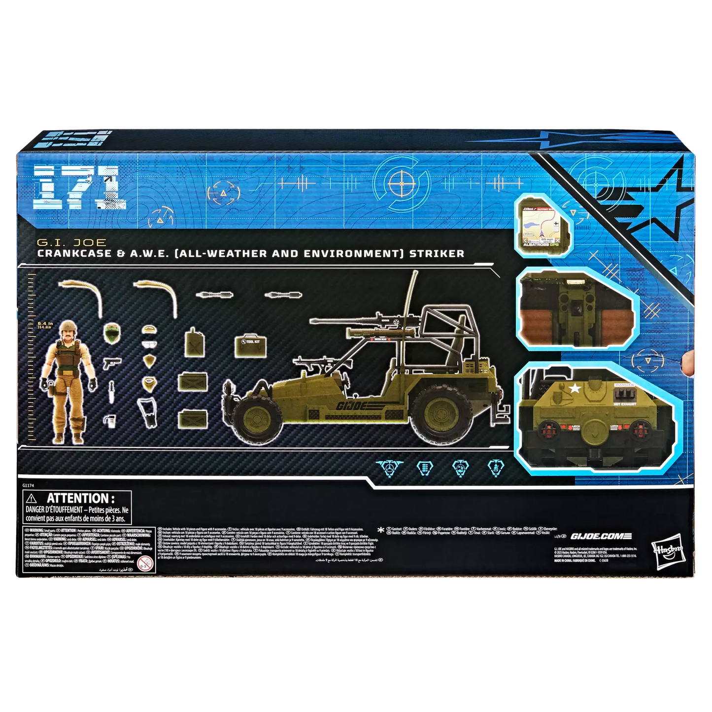 G.I. Joe Classified Series #171, Crankcase & A.W.E. Striker