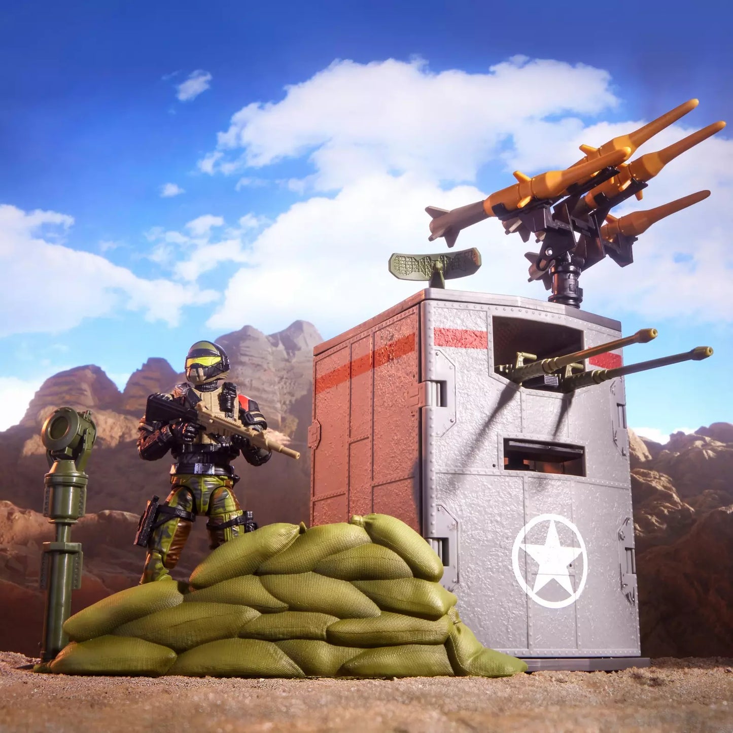 G.I. Joe Classified Series #175, Steel Corps Sentry & Modular Defense Post