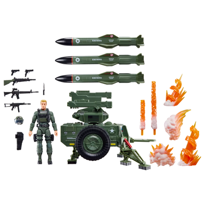 G.I. Joe Classified Series #182, Clayton “Hawk” Abernathy with M.M.S. (Mobile Missile System)
