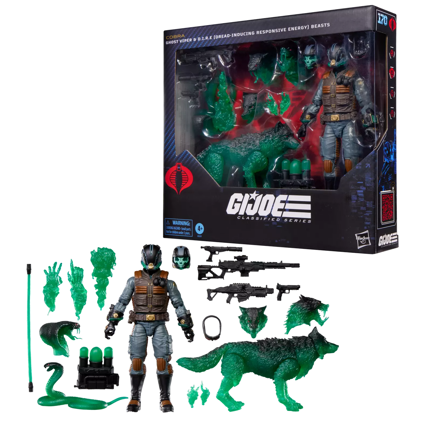 G.I. Joe Classified Series #170, Ghost Viper & D.I.R.E. (Dread-Inducing Responsive Energy) Beasts