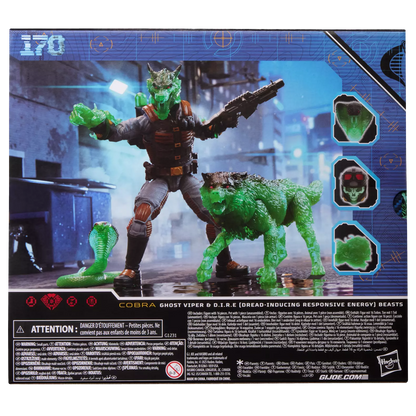G.I. Joe Classified Series #170, Ghost Viper & D.I.R.E. (Dread-Inducing Responsive Energy) Beasts