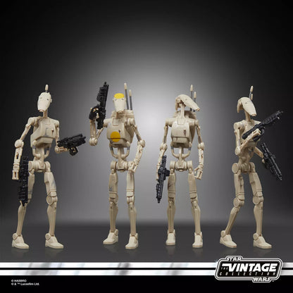 Star Wars The Vintage Collection Battle Droid 4-Pack