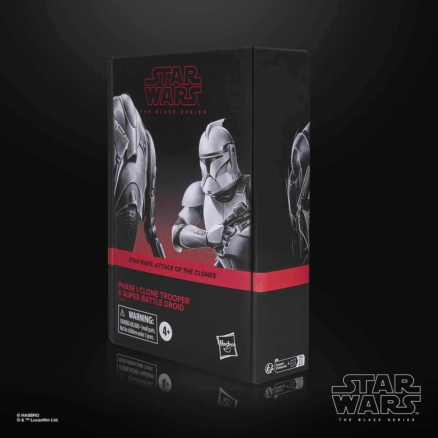 Star Wars The Black Series Phase I Clone Trooper & Super Battle Droid [AotC]