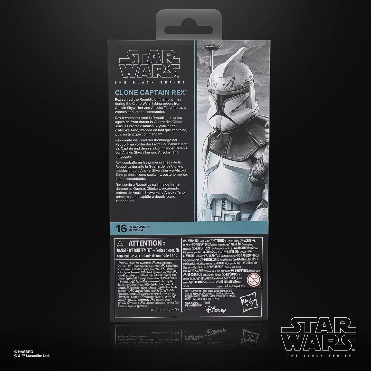 Star Wars The Black Series Clone Captain Rex [Ahsoka]