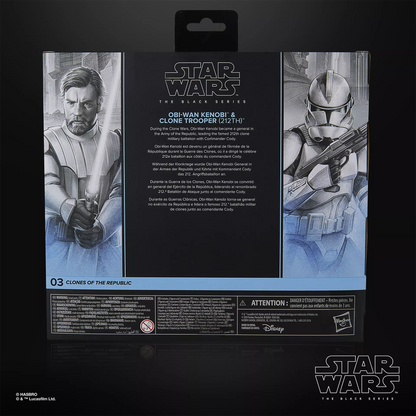 Star Wars The Black Series Obi-Wan Kenobi & Clone Trooper (212th) [Clones of the Republic]