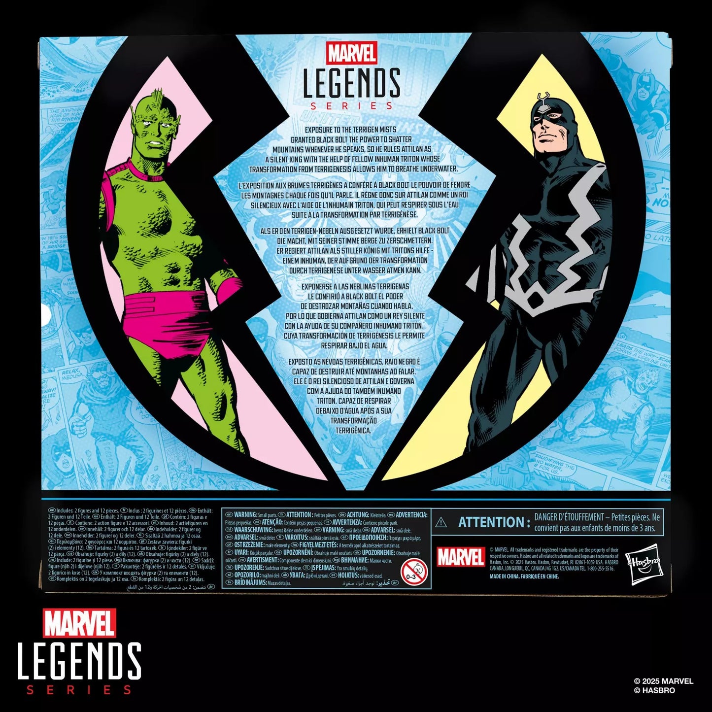 Marvel Legends Series Inhumans Black Bolt & Marvel’s Triton