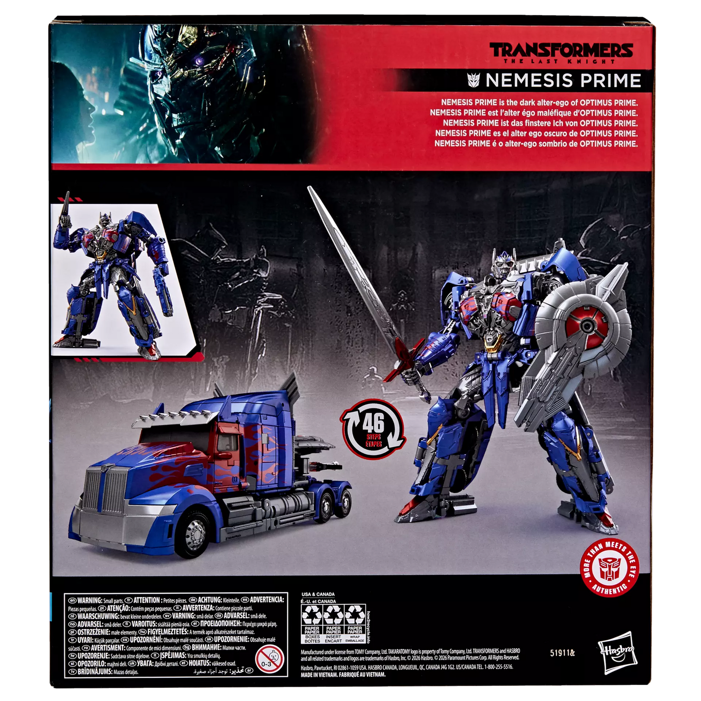 Transformers Studio Series Leader Class Nemesis Prime [The Last Knight]