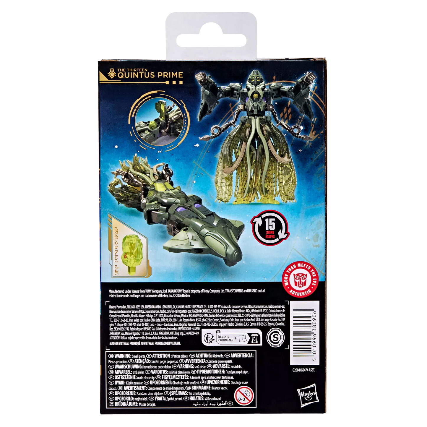 Transformers Age of the Primes Deluxe Class Quintus Prime (The Thirteen)