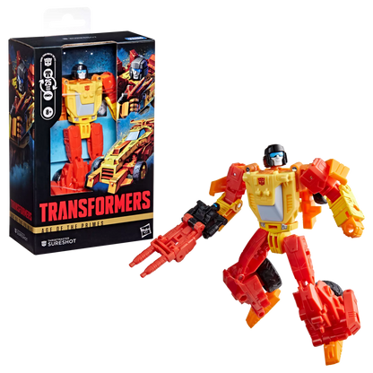 Transformers Age of the Primes Deluxe Class Targetmaster Sureshot