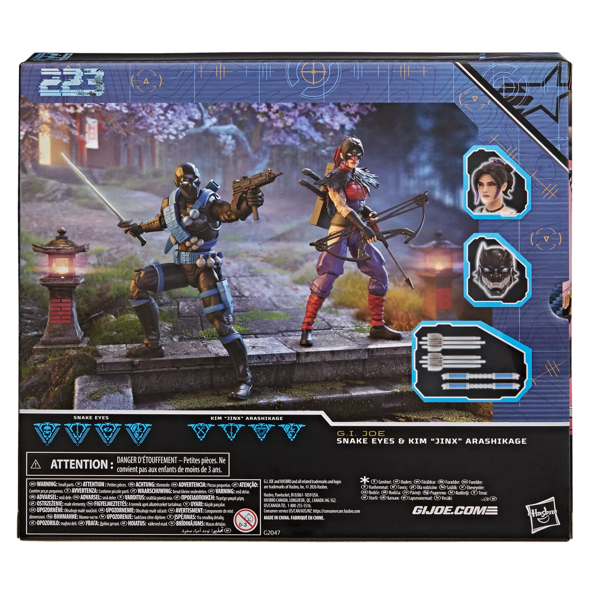 G.I. Joe Classified Series #223, Ninja Force Snake Eyes & Kim “Jinx” Arashikage