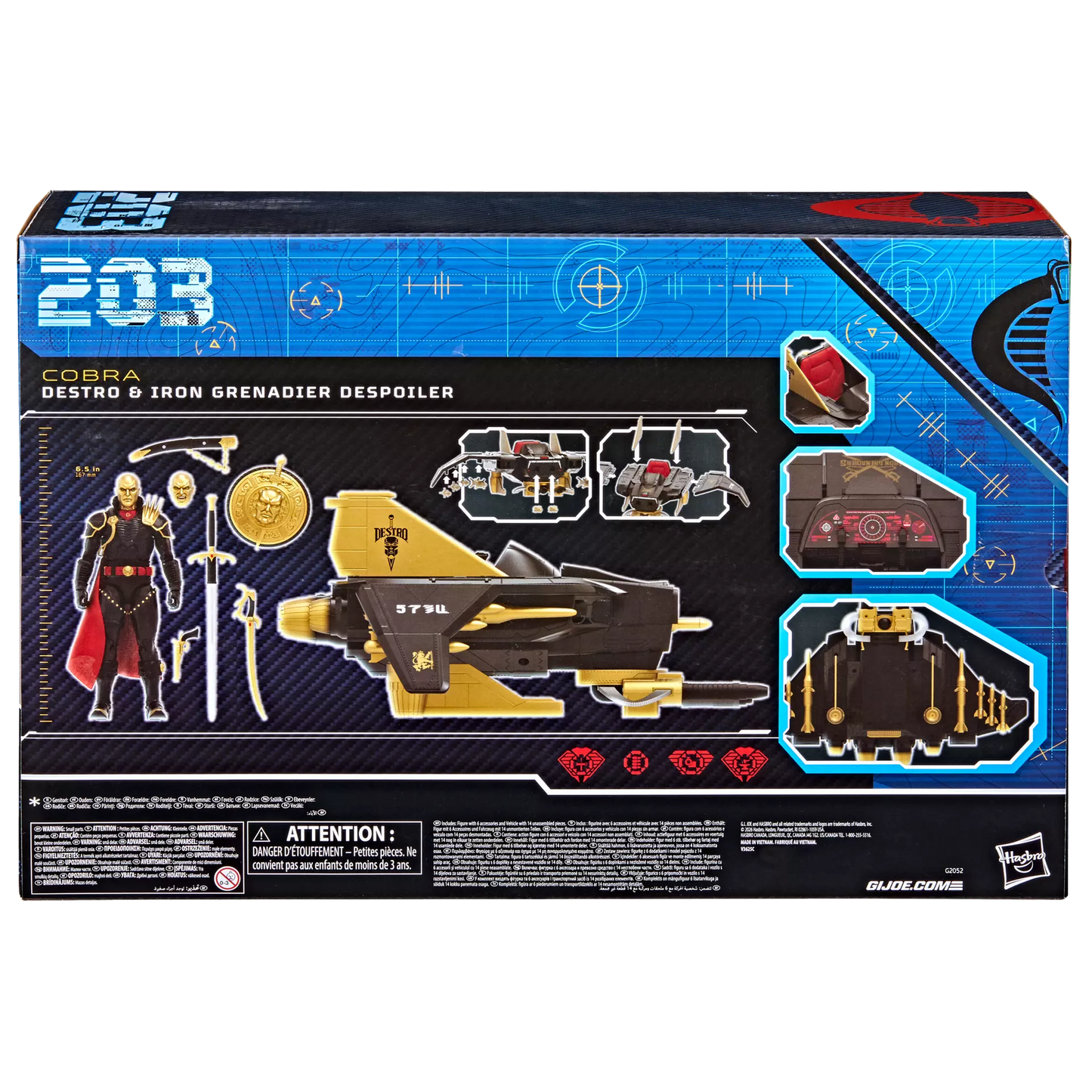 G.I. Joe Classified Series #203, Destro & Iron Grenadier Despoiler