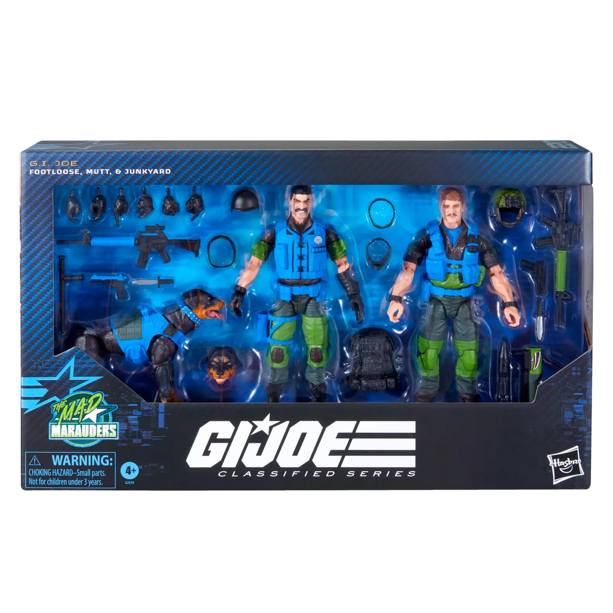G.I. Joe Classified Series #220, Mad Marauders Footloose, Mutt, & Junkyard