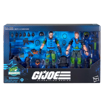 G.I. Joe Classified Series #220, Mad Marauders Footloose, Mutt, & Junkyard