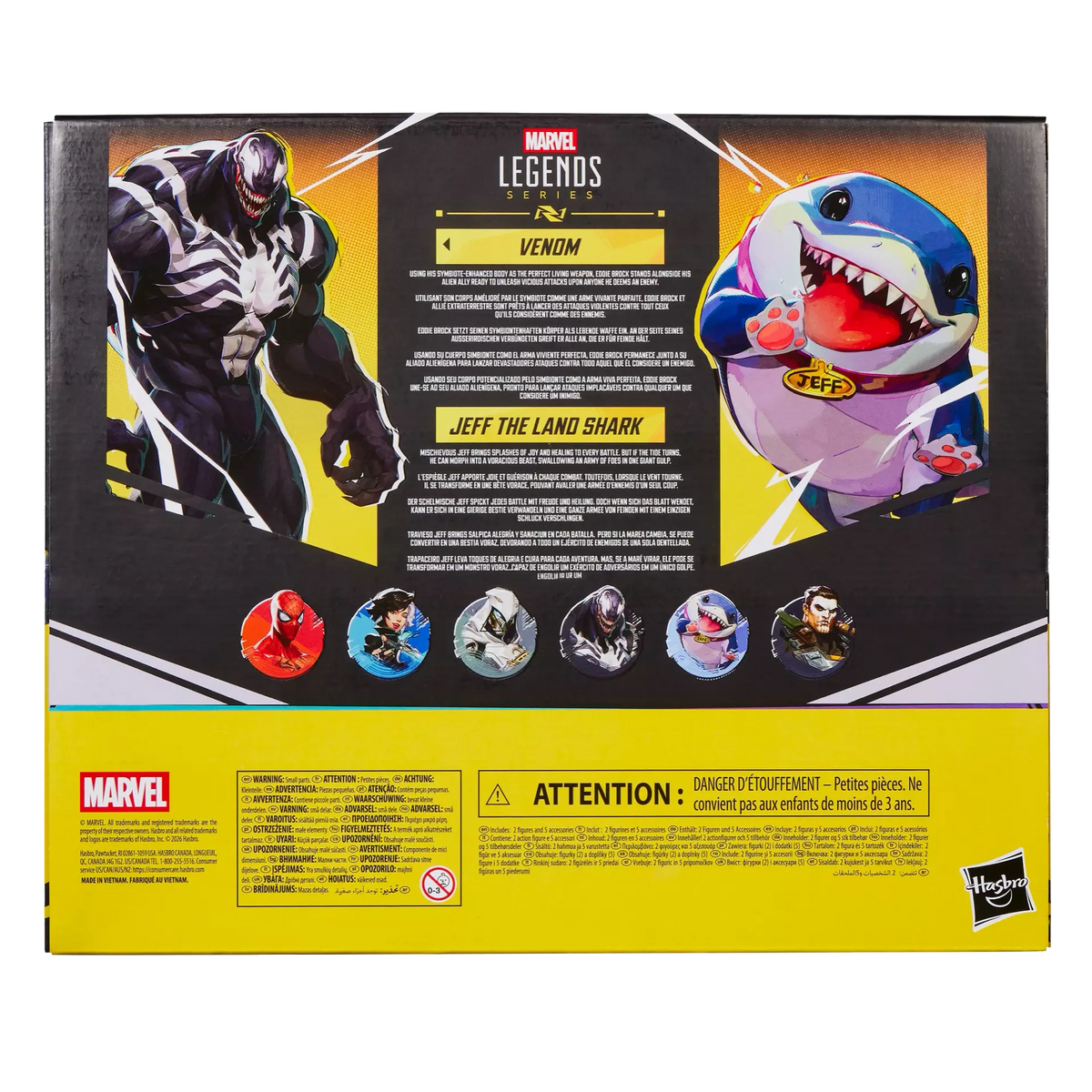 Marvel Legends Series Venom & Jeff the Land Shark [Marvel Rivals]