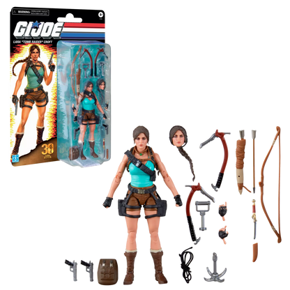 G.I. Joe Classified Series Collaborative Lara "Tomb Raider" Croft [Retro Cardback]