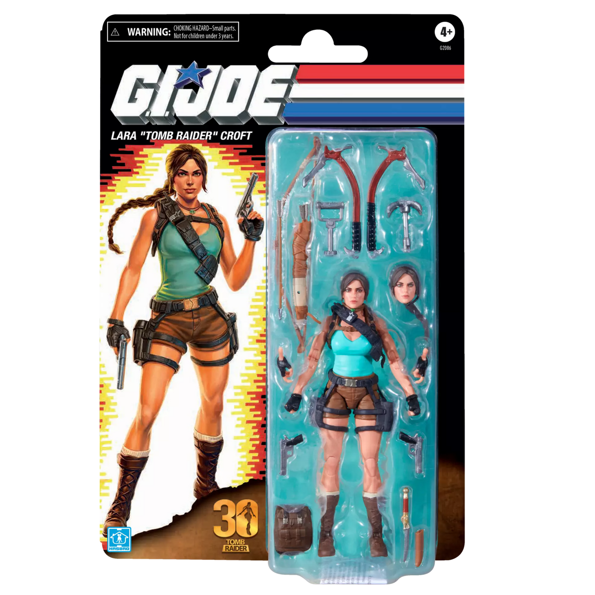 G.I. Joe Classified Series Collaborative Lara "Tomb Raider" Croft [Retro Cardback]