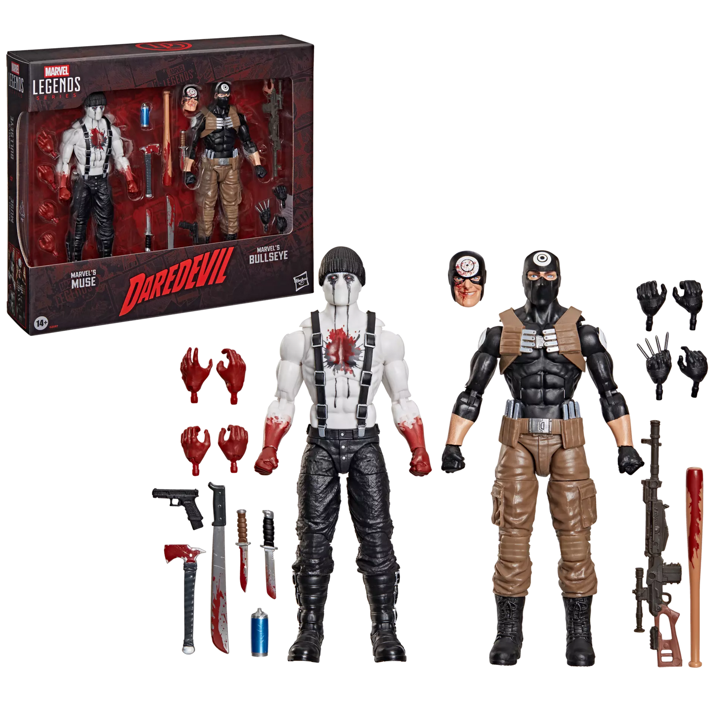 Marvel Legends Series Marvel’s Bullseye and Marvel’s Muse