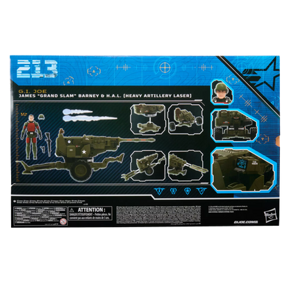 G.I. Joe Classified Series #213, James "Grand Slam" Barney & H.A.L. (Heavy Artillery Laser)