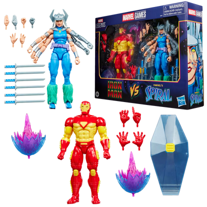 Marvel Legends Series Iron Man vs Marvel's Spiral [Marvel Games]