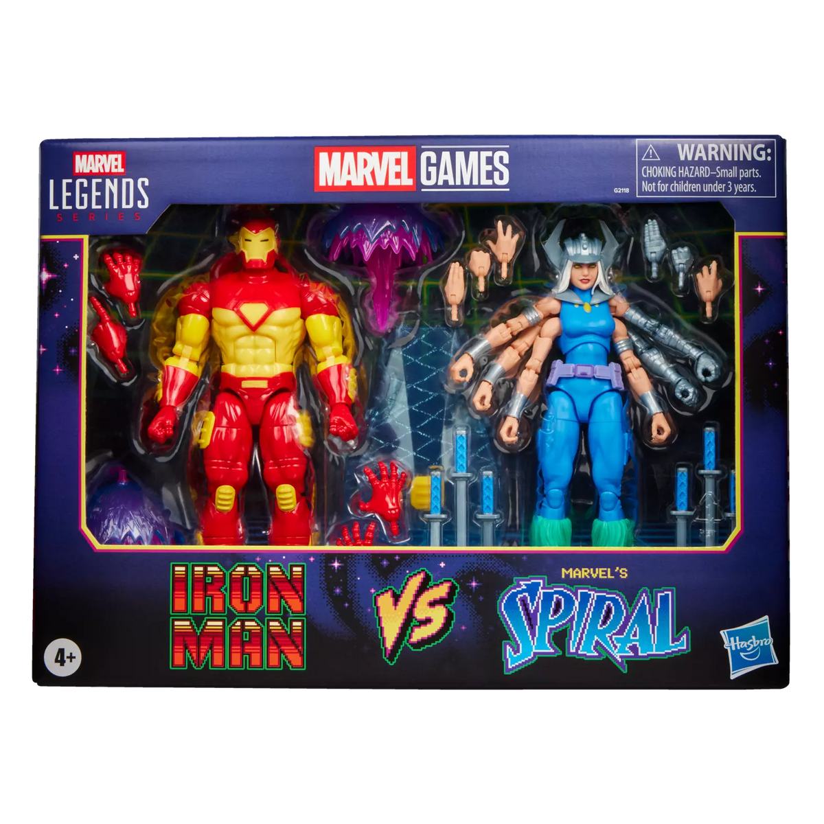 Marvel Legends Series Iron Man vs Marvel's Spiral [Marvel Games]