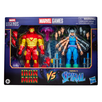 Marvel Legends Series Iron Man vs Marvel's Spiral [Marvel Games]
