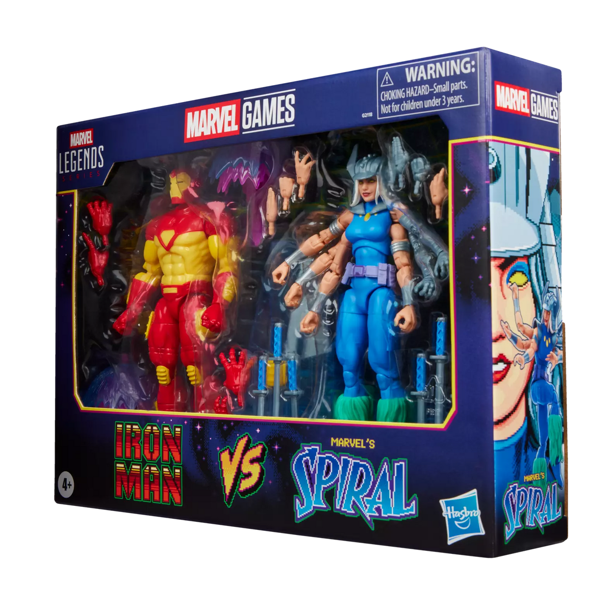 Marvel Legends Series Iron Man vs Marvel's Spiral [Marvel Games]