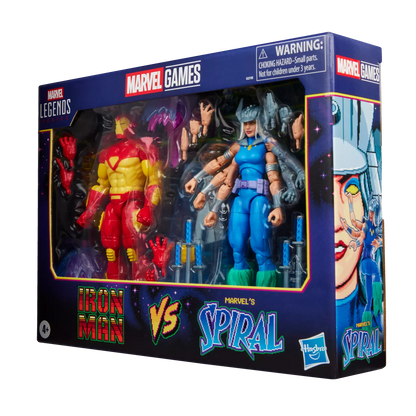 Marvel Legends Series Iron Man vs Marvel's Spiral [Marvel Games]