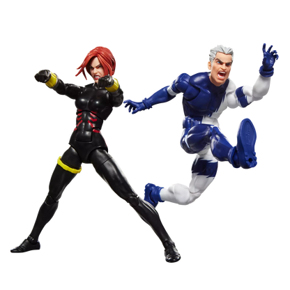Marvel Legends Series Avengers Black Widow and Quicksilver